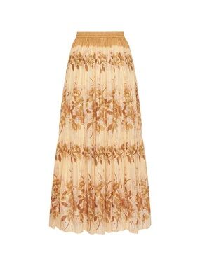 NWT Spell Coco Lei maxi skirt in caramel